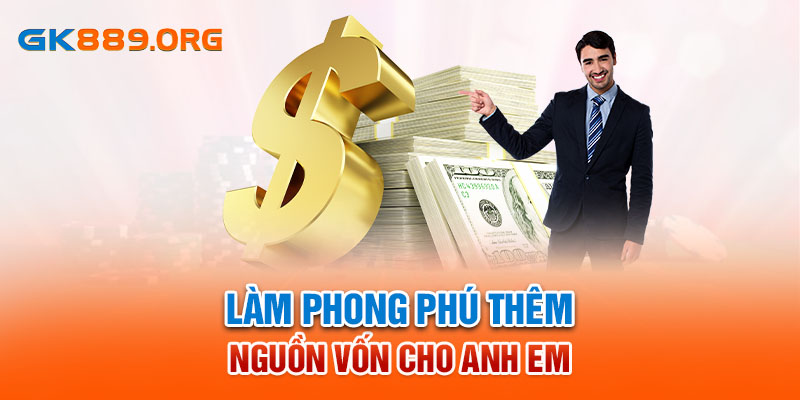 Chương trình thứ hai hàng tuần khuyến mãi 5% làm phong phú thêm nguồn vốn cho anh em 